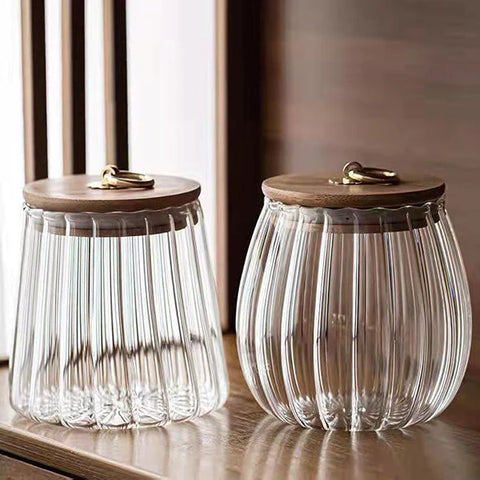 Food Storage Glass Jars With Lid