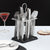 Regent Harmony Stainless Steel Silver Cutlery Set With Stand - 24 Pcs