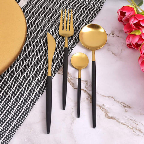 24 Pcs Lavish Stainless Steel Cutlery Set Collection