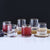 6pcs Ions Plated Gold Rim Cocktail Glass Set-